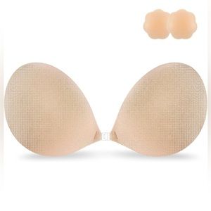 Size D Niidor strapless backless bra